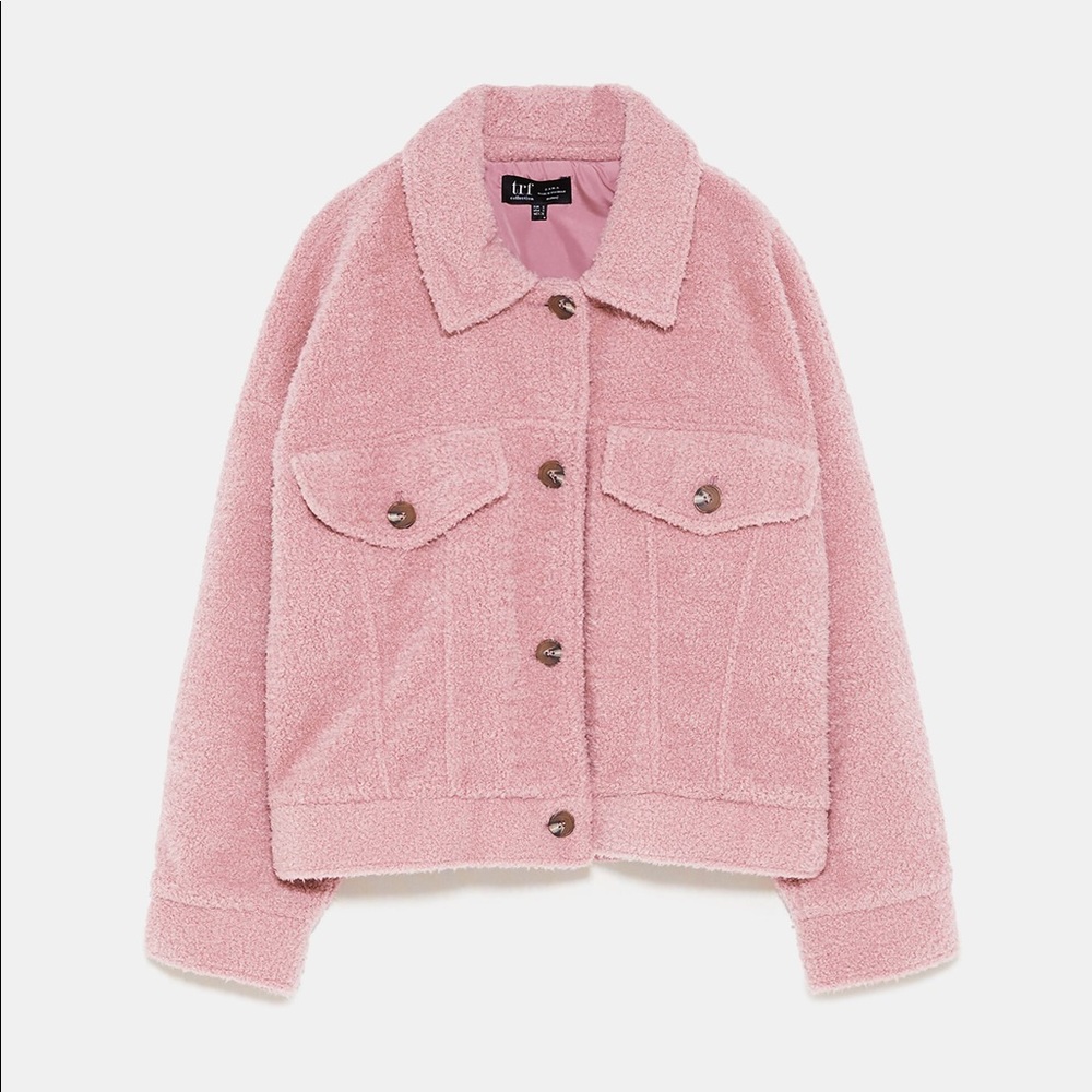 ZARA Oversized cropped jacket